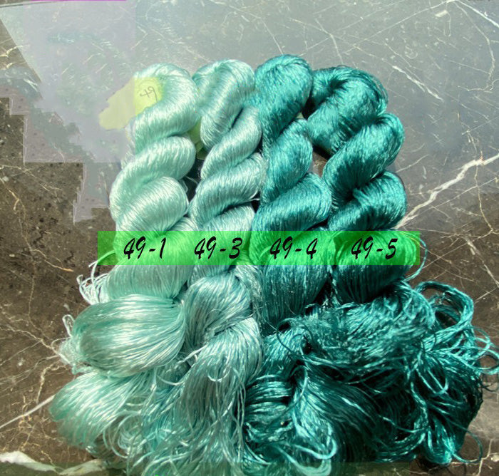 400m Suzhou Embroidery Monofilament Untwisted Mulberry Silk Thread(set49)