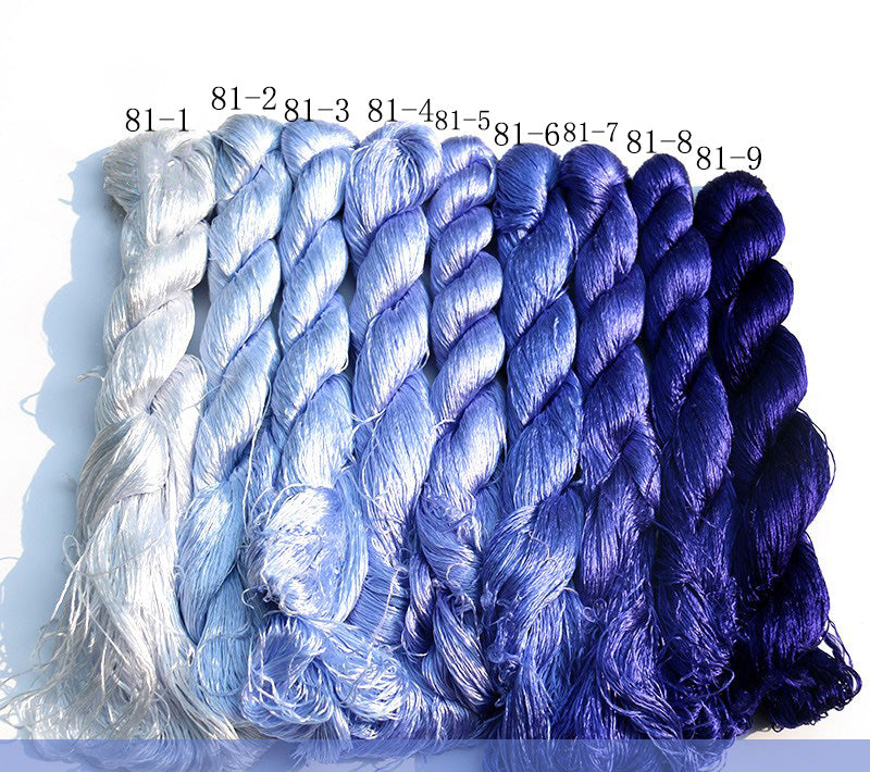 400m Suzhou Embroidery Mulberry Silk Thread(^081)