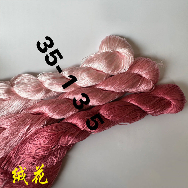 400m Suzhou Embroidery Monofilament Untwisted Mulberry Silk Thread(set35)