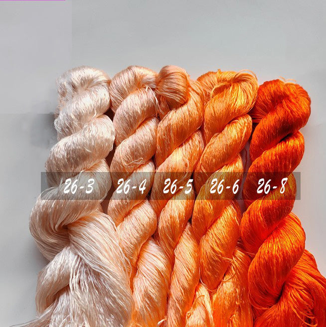 400m Suzhou Embroidery Monofilament Untwisted Mulberry Silk Thread(set26)