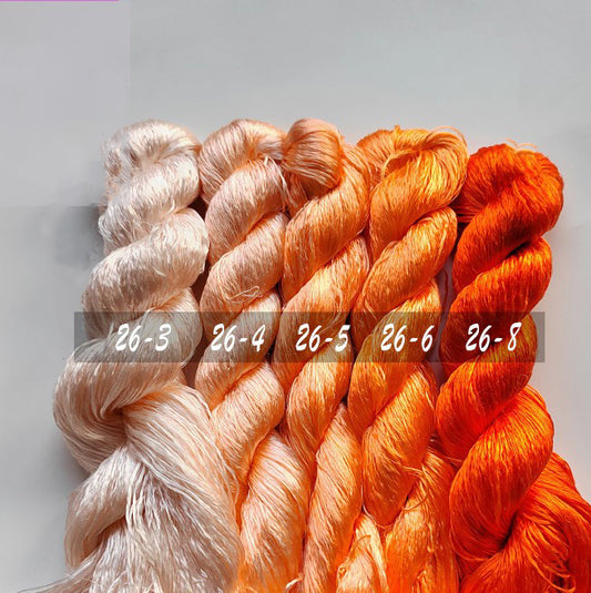 400m Suzhou Embroidery Monofilament Untwisted Mulberry Silk Thread(set26)