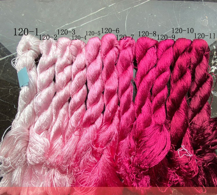 400m Suzhou Embroidery Mulberry Silk Thread(^120)