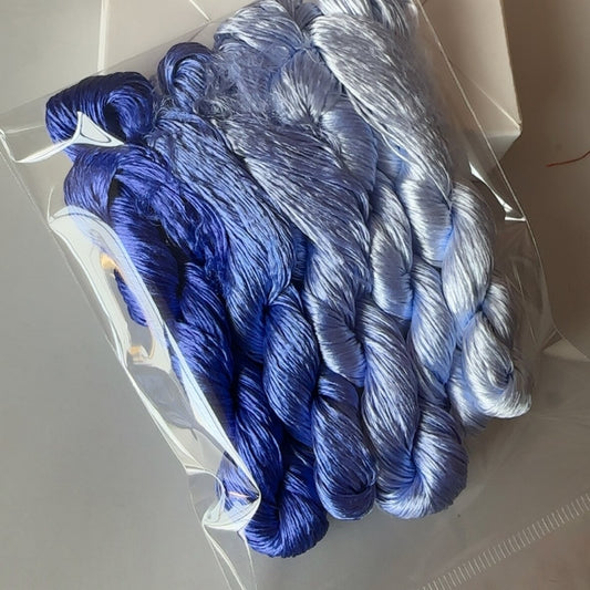 80m Suzhou Embroidery Untwisted Mulberry Silk Thread(#81  80m*5)