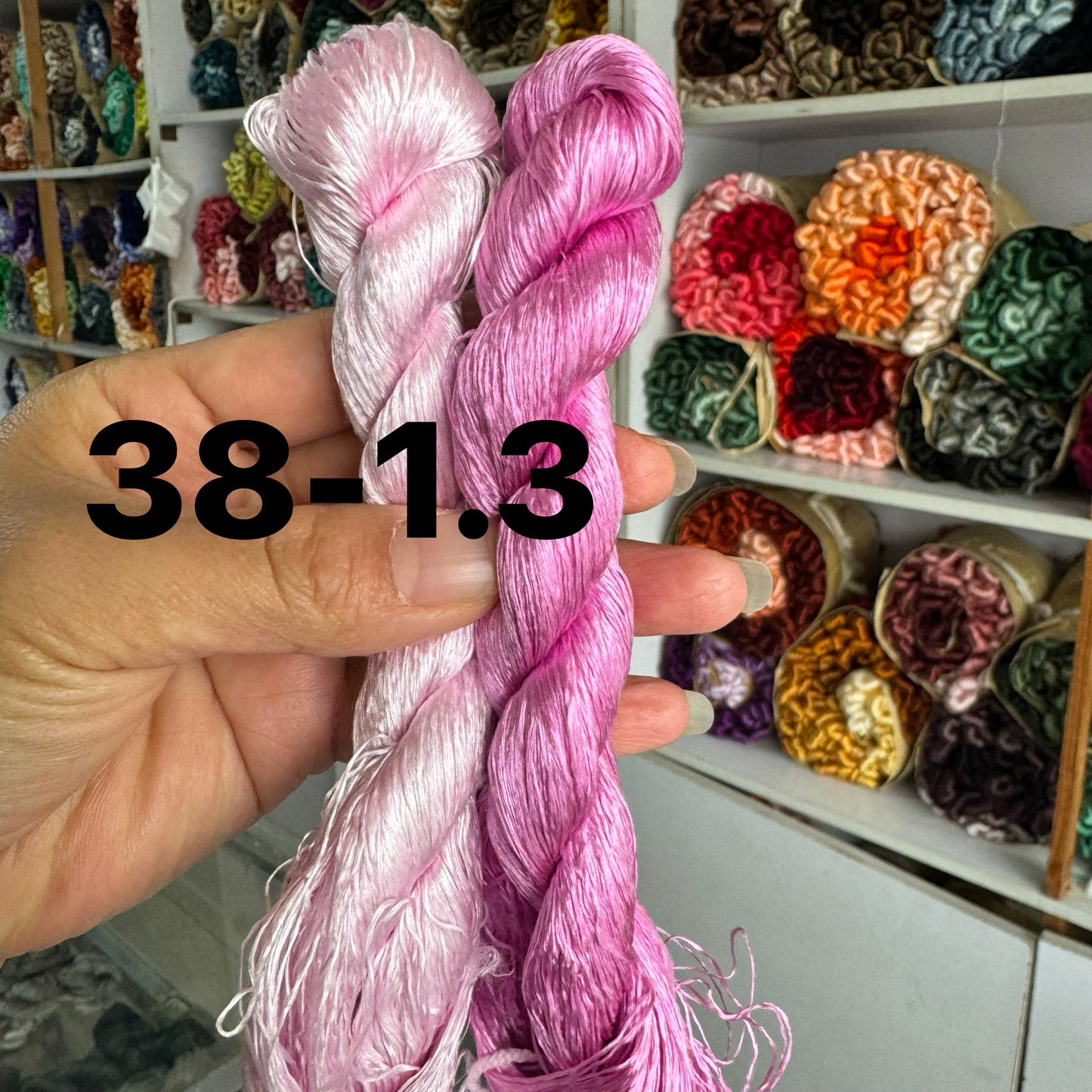 400m Suzhou Embroidery Monofilament Untwisted Mulberry Silk Thread(set38)