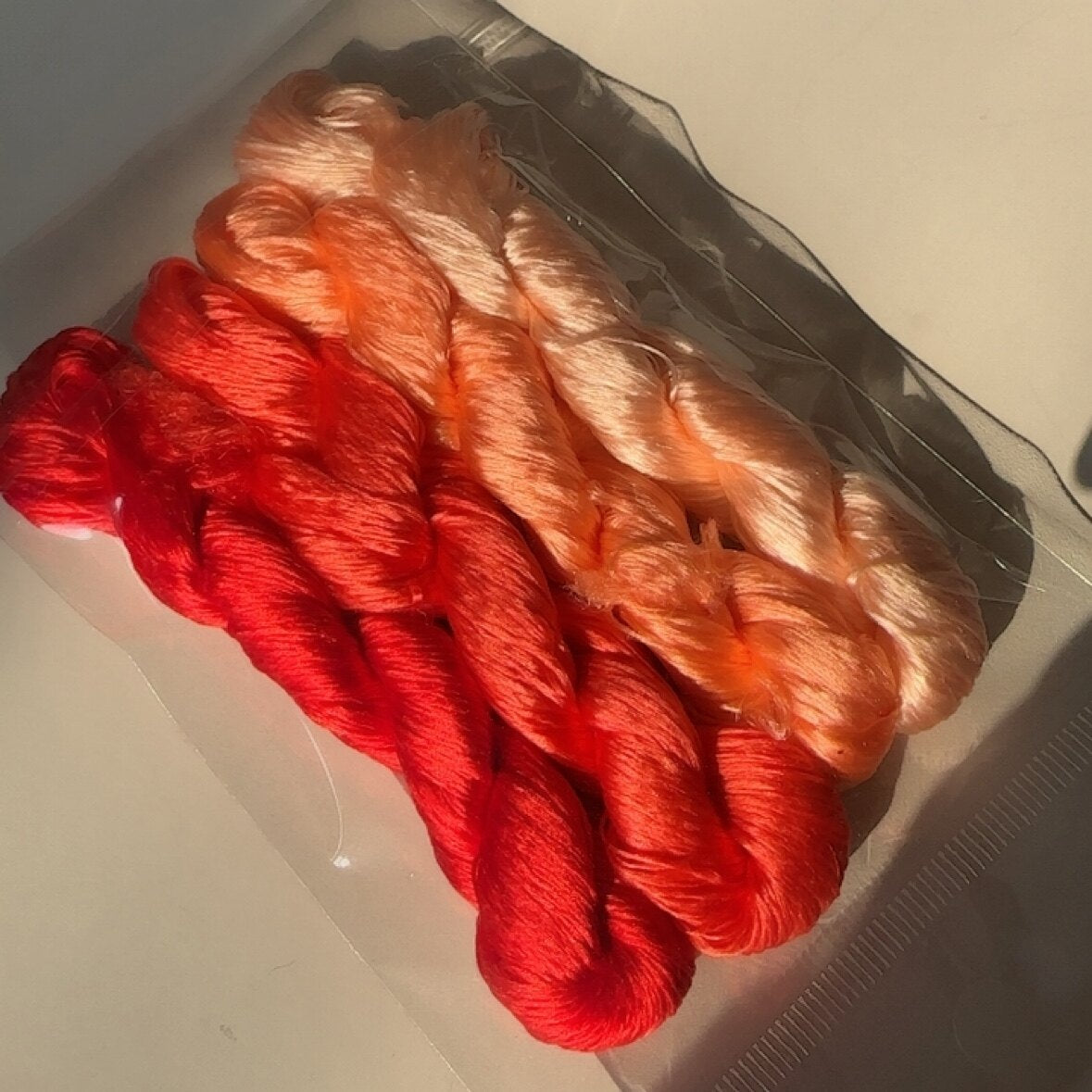 80m Suzhou Embroidery Untwisted Mulberry Silk Thread(#131   80m*4)