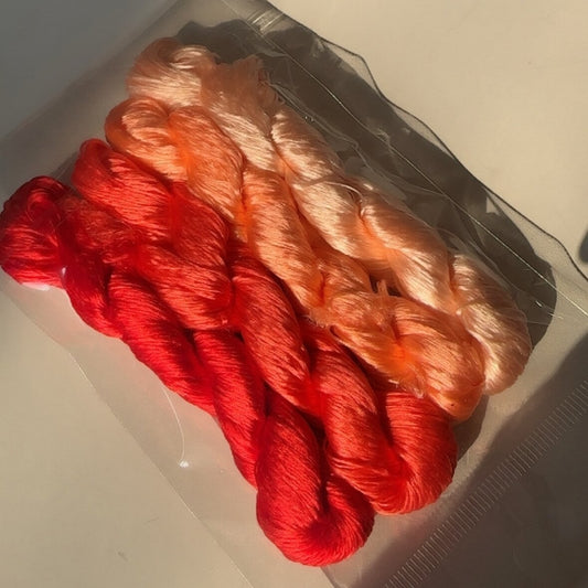 80m Suzhou Embroidery Untwisted Mulberry Silk Thread(#131   80m*4)