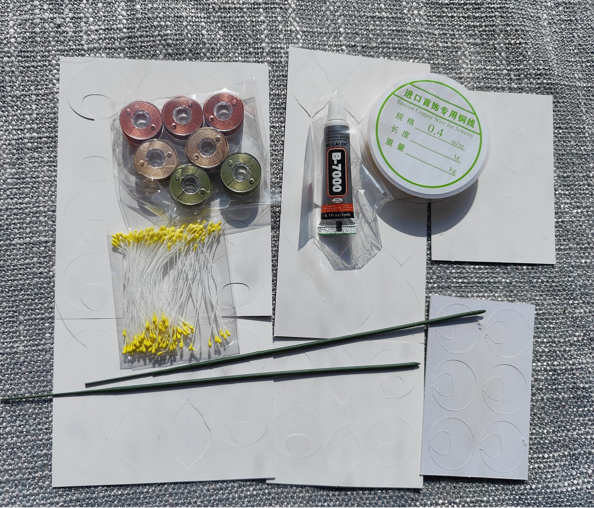 Camellia Series Chanhua Materials Flowers DIY Kit - Include Detailed Video Tutorial