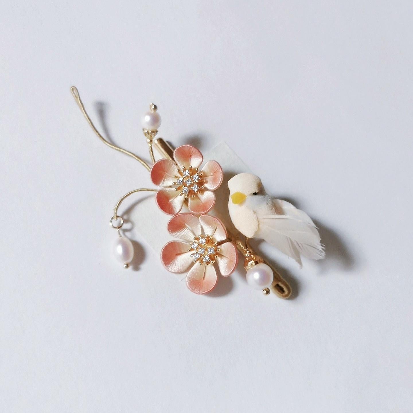 Zhezhi Handmade Brooch - Silk Brooch(Chanhua)