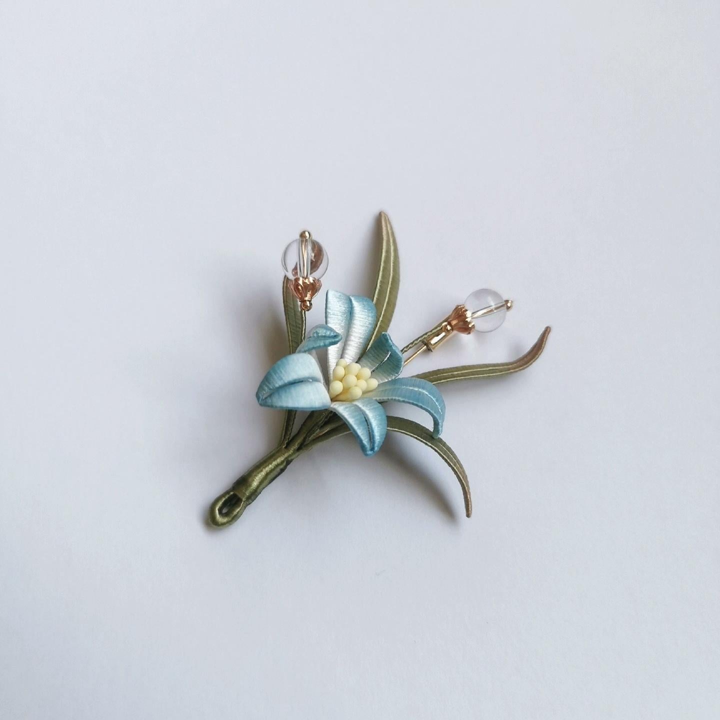 Orchid Handmade Brooch - Silk Brooch(Chanhua)