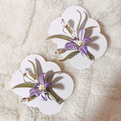 Orchid Handmade Brooch - Silk Brooch(Chanhua)