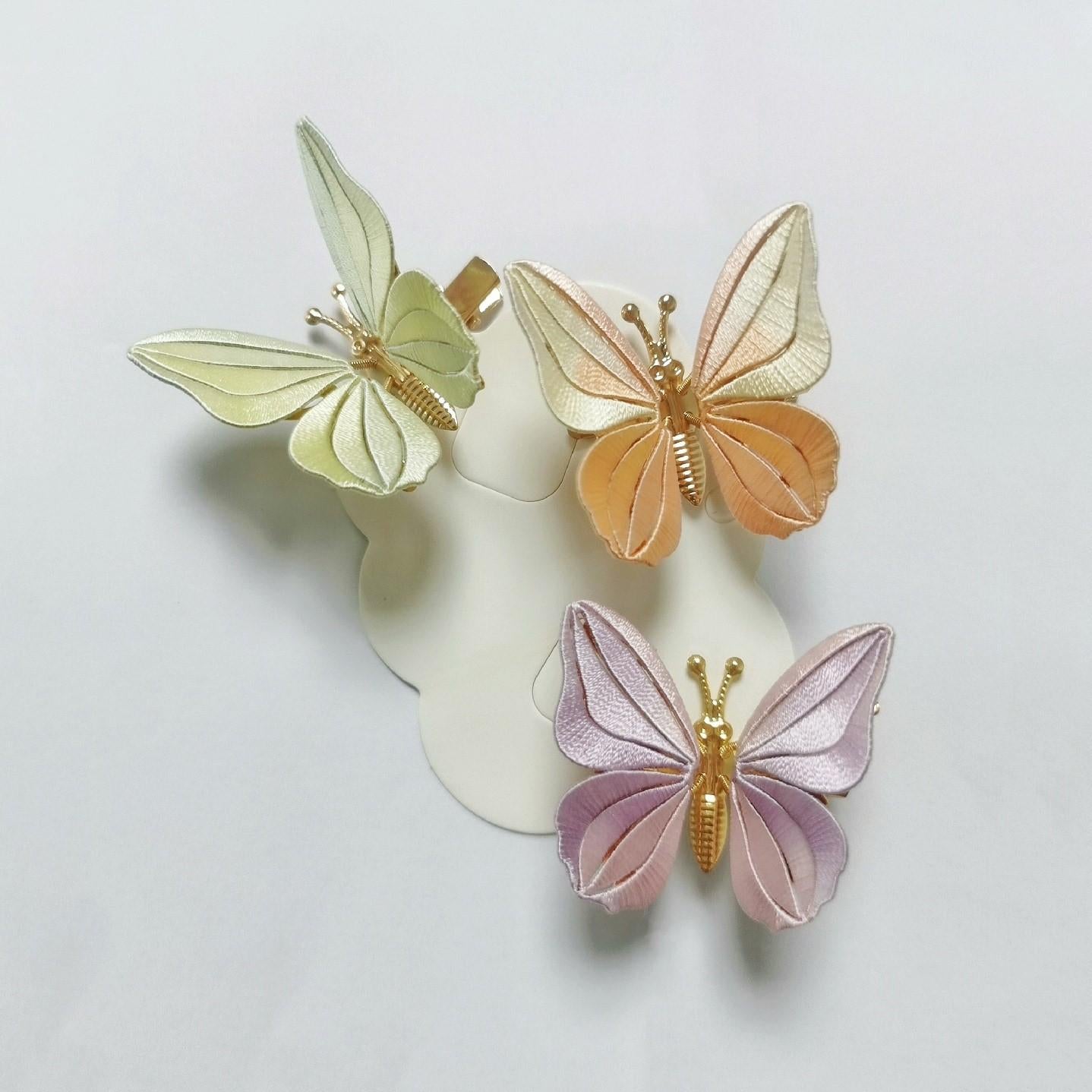 Butterfly Handmade Hairclip - Silk Hairclip(Chanhua)