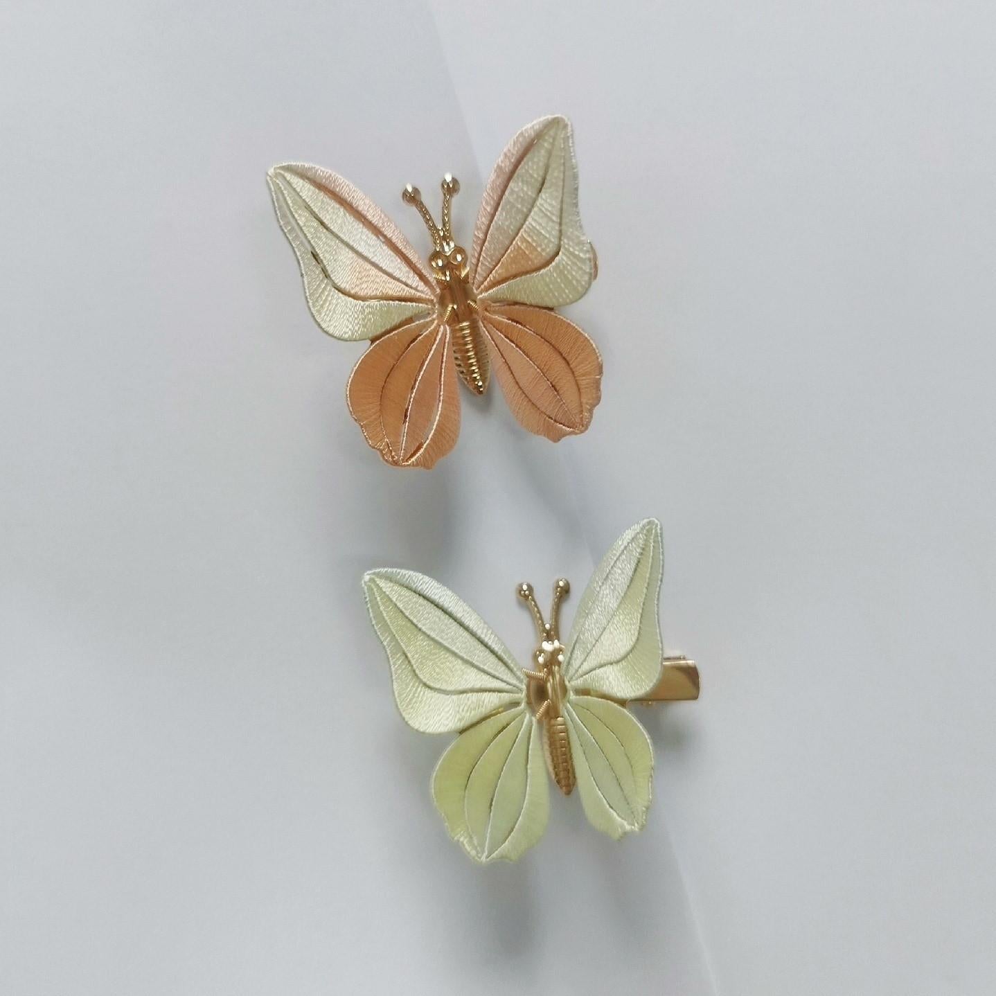 Butterfly Handmade Hairclip - Silk Hairclip(Chanhua)