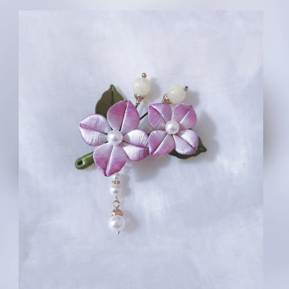 Xinci Handmade Brooch - Silk Brooch(Chanhua)