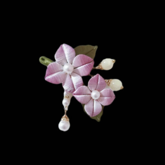 Xinci Handmade Brooch - Silk Brooch(Chanhua)