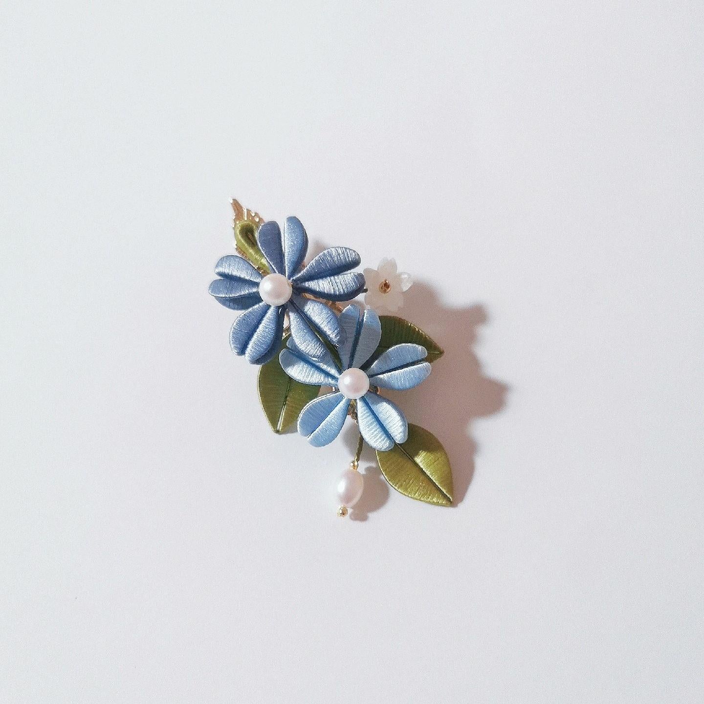 Daisy Handmade Hairclip - Silk Hairclip(Chanhua)