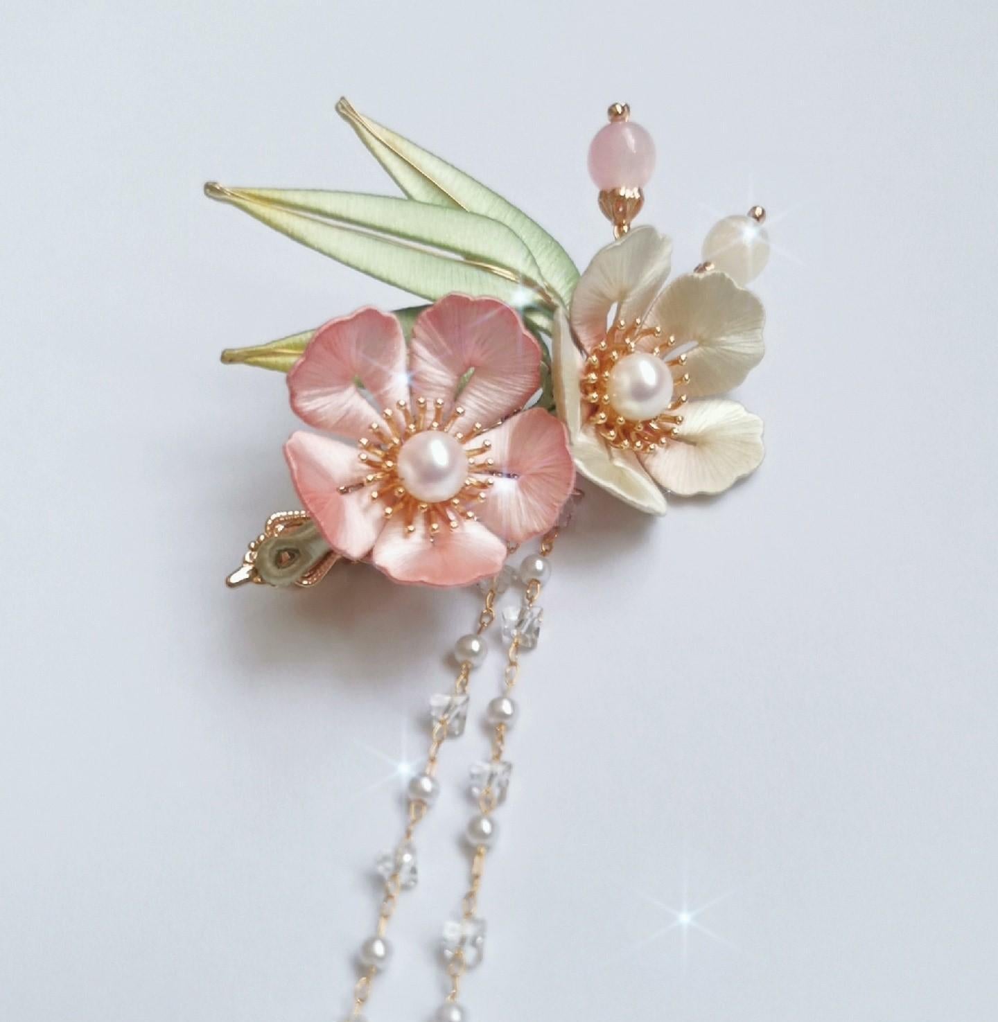 Tingzhong Bespoke Hairclip - Silk Hairclip(Chanhua)