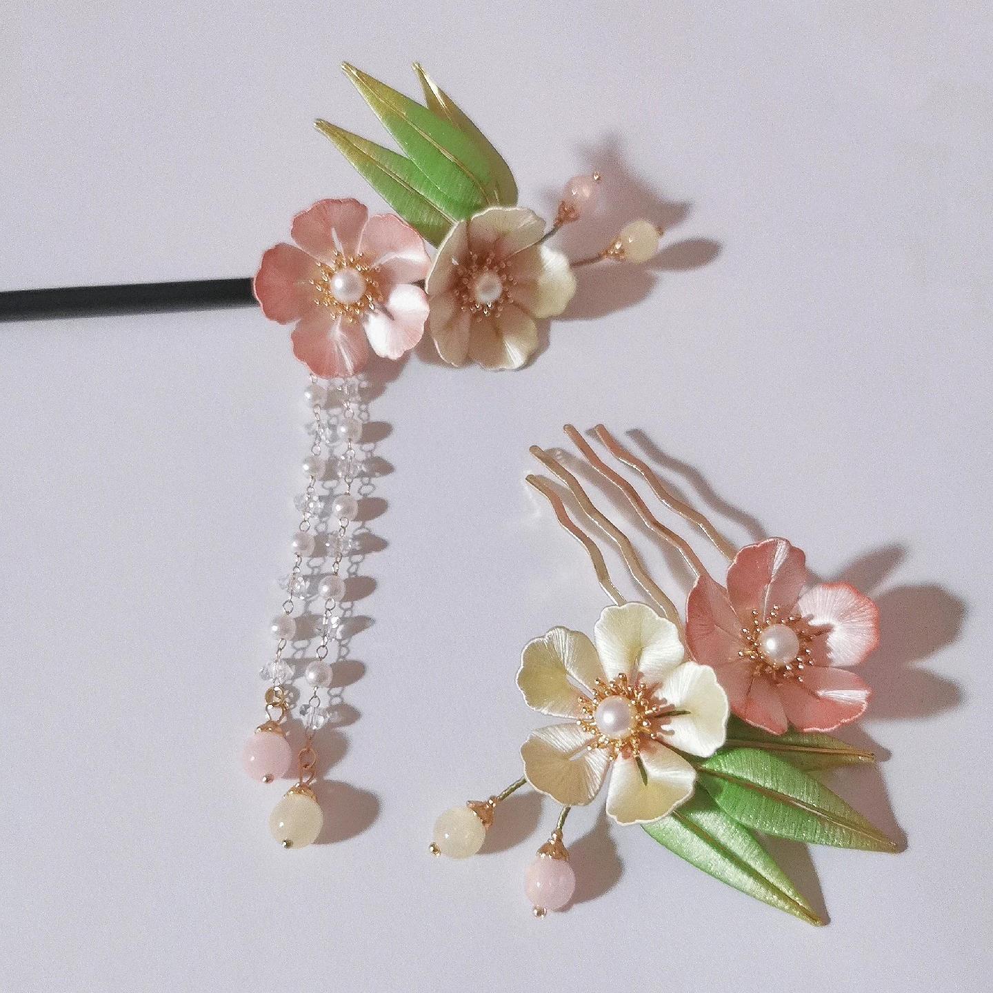 Tingzhong Bespoke Hairclip - Silk Hairclip(Chanhua)