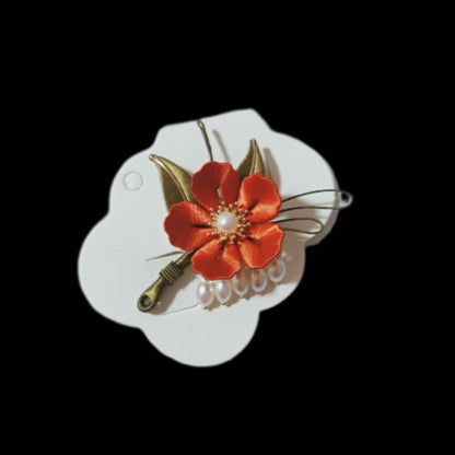 Xianshi Handmade Brooch - Silk Brooch(Chanhua)