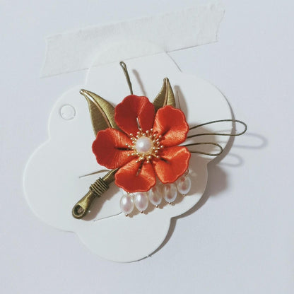 Xianshi Handmade Brooch - Silk Brooch(Chanhua)