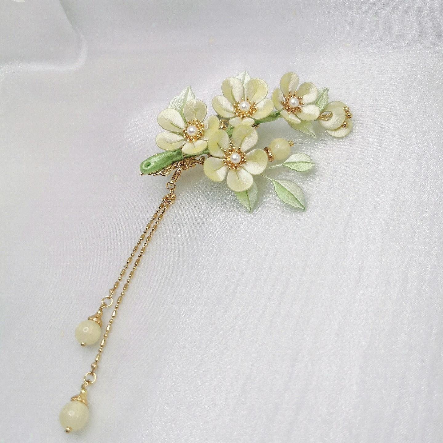 Anxiang Bespoke Hairclip - Silk Hairclip(Chanhua)