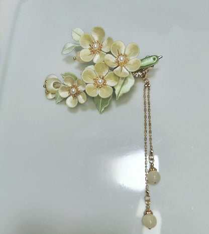 Anxiang Bespoke Hairclip - Silk Hairclip(Chanhua)