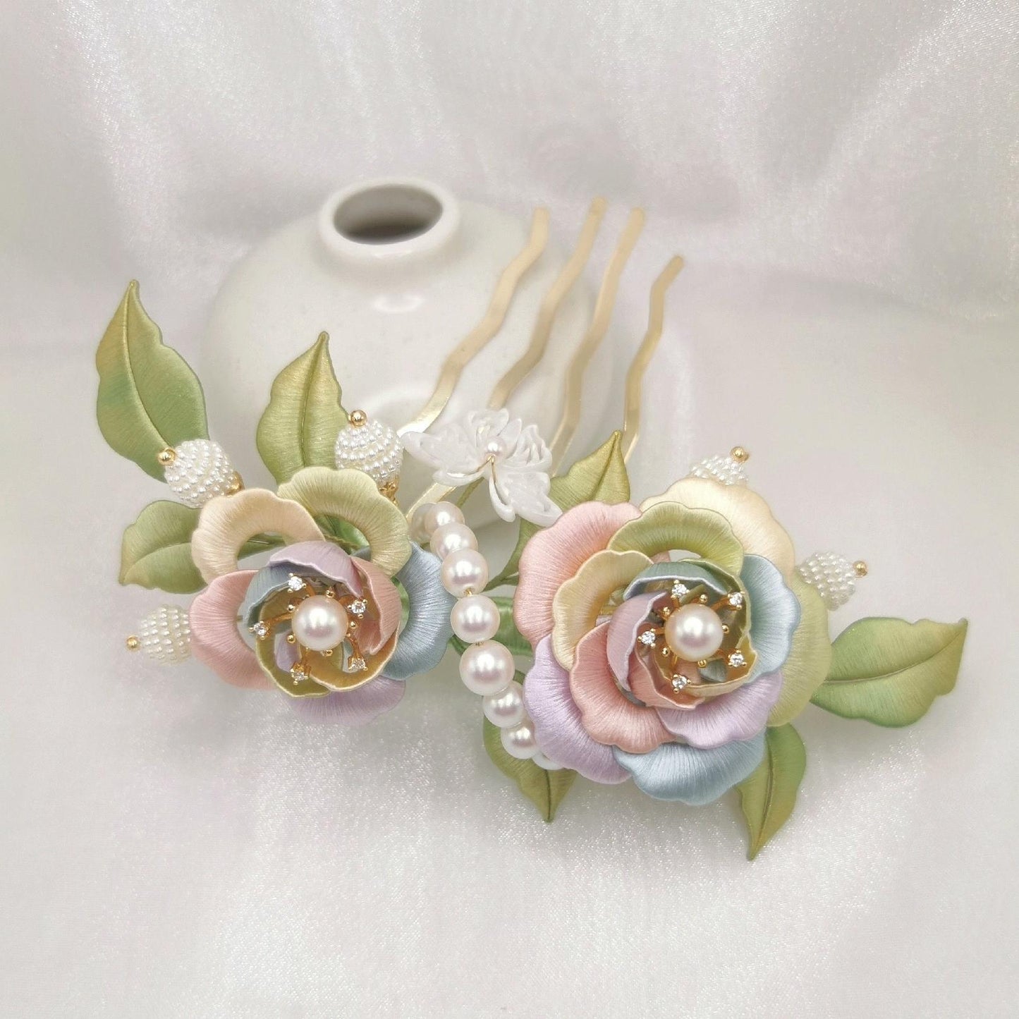 Weichen Bespoke Hairpin - Silk Hairpin(Chanhua)