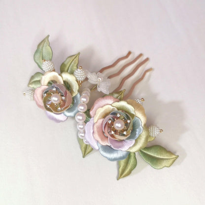 Weichen Bespoke Hairpin - Silk Hairpin(Chanhua)