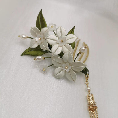 Weijin Bespoke Brooch - Silk Brooch(Chanhua)