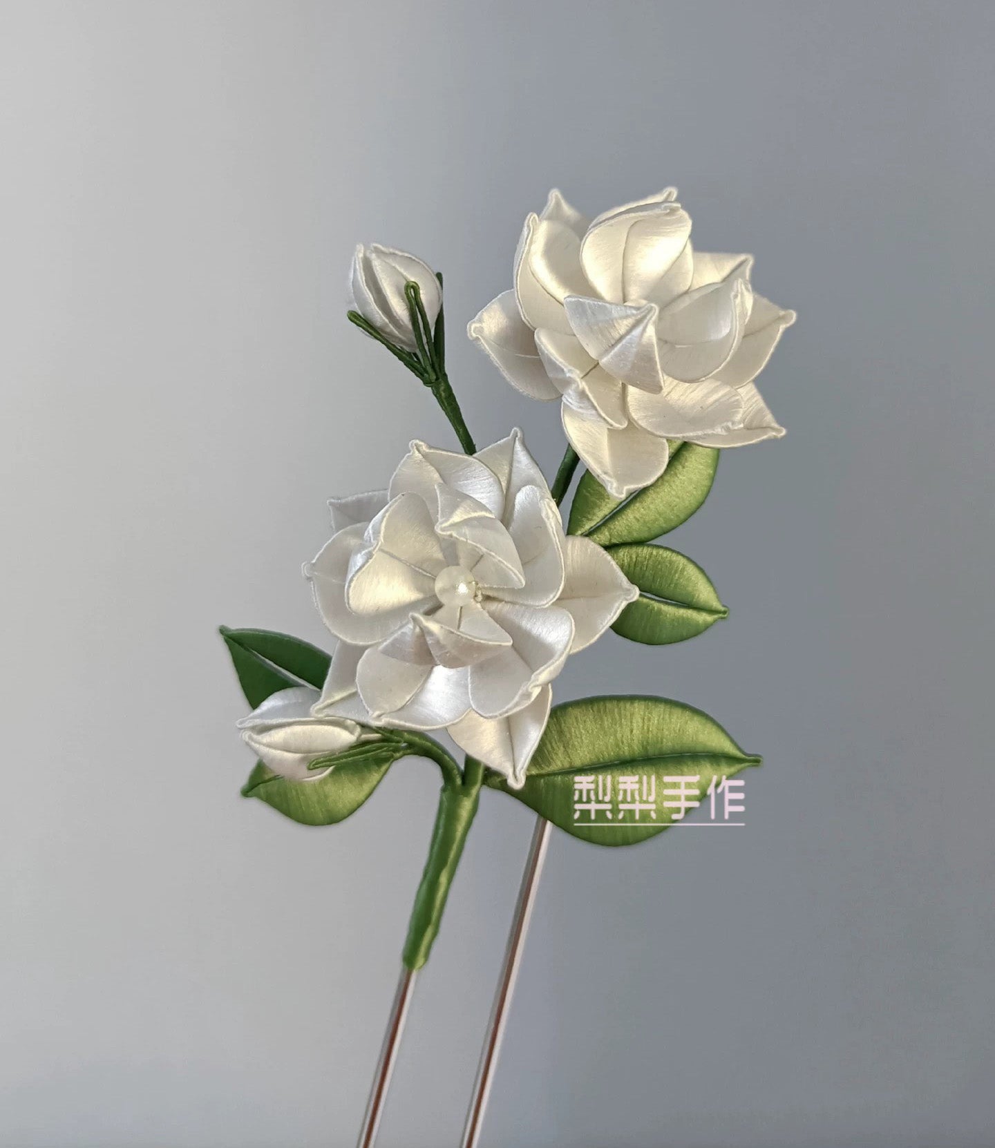 Jasmine Bespoke Hairpin - Silk Hairpin(Chanhua)