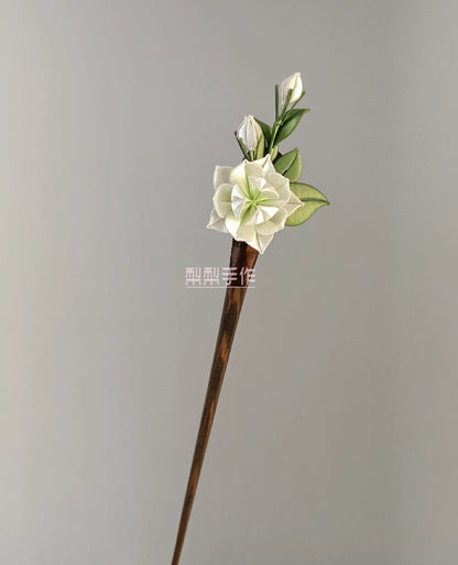 Jasmine Bespoke Hairpin - Silk Hairpin(Chanhua)