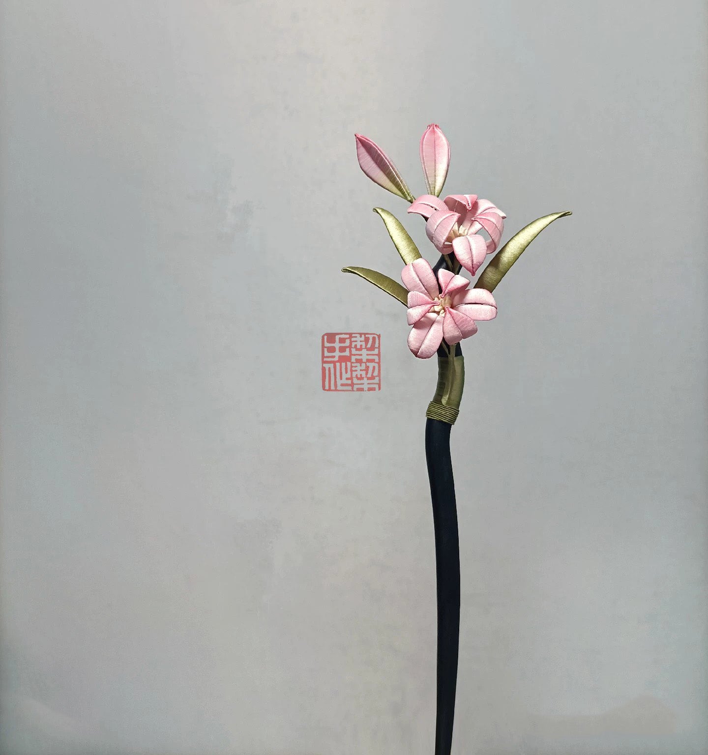 Orchid Bespoke Hairpin - Silk Hairpin(Chanhua)