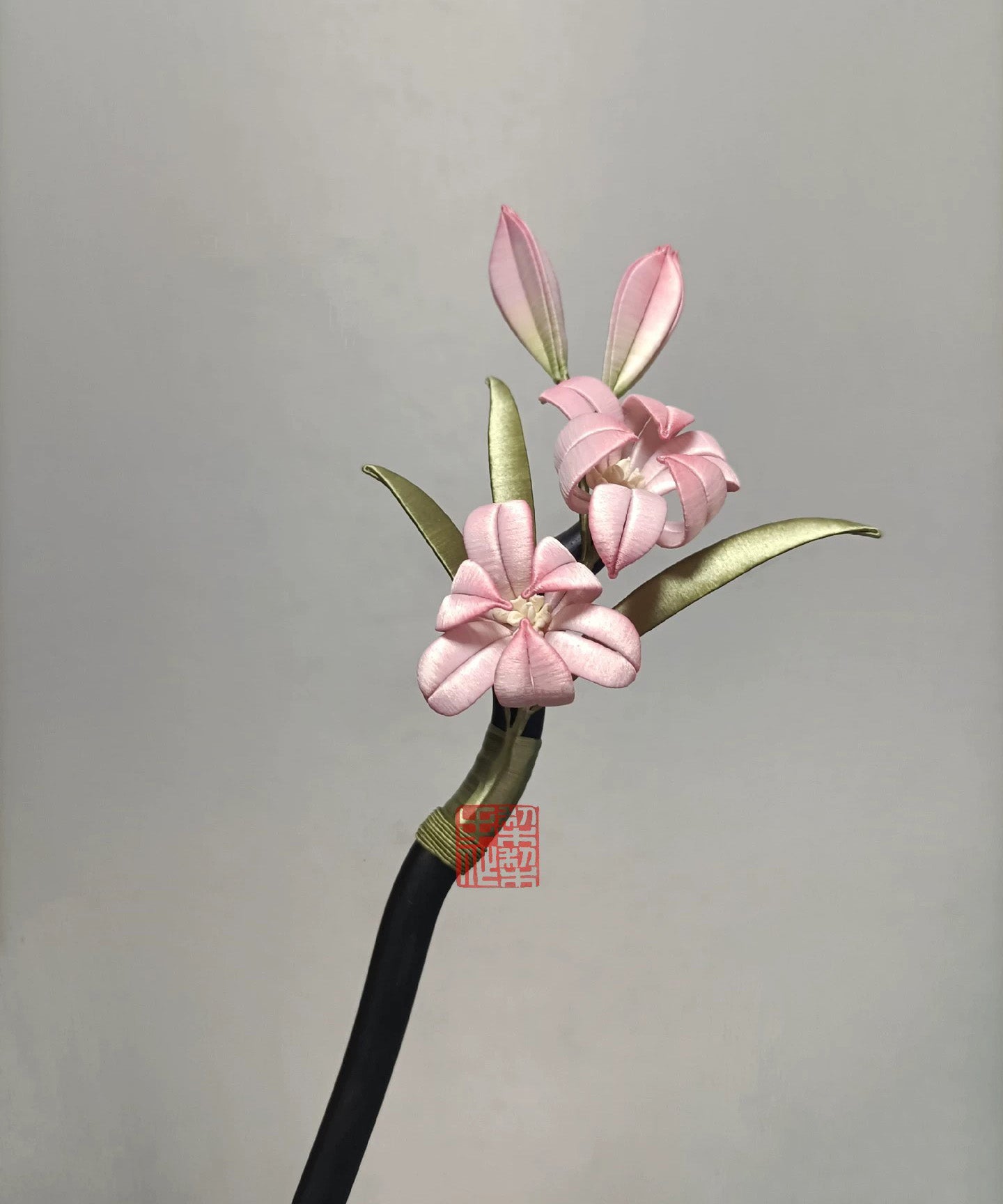 Orchid Bespoke Hairpin - Silk Hairpin(Chanhua)