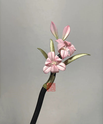 Orchid Bespoke Hairpin - Silk Hairpin(Chanhua)