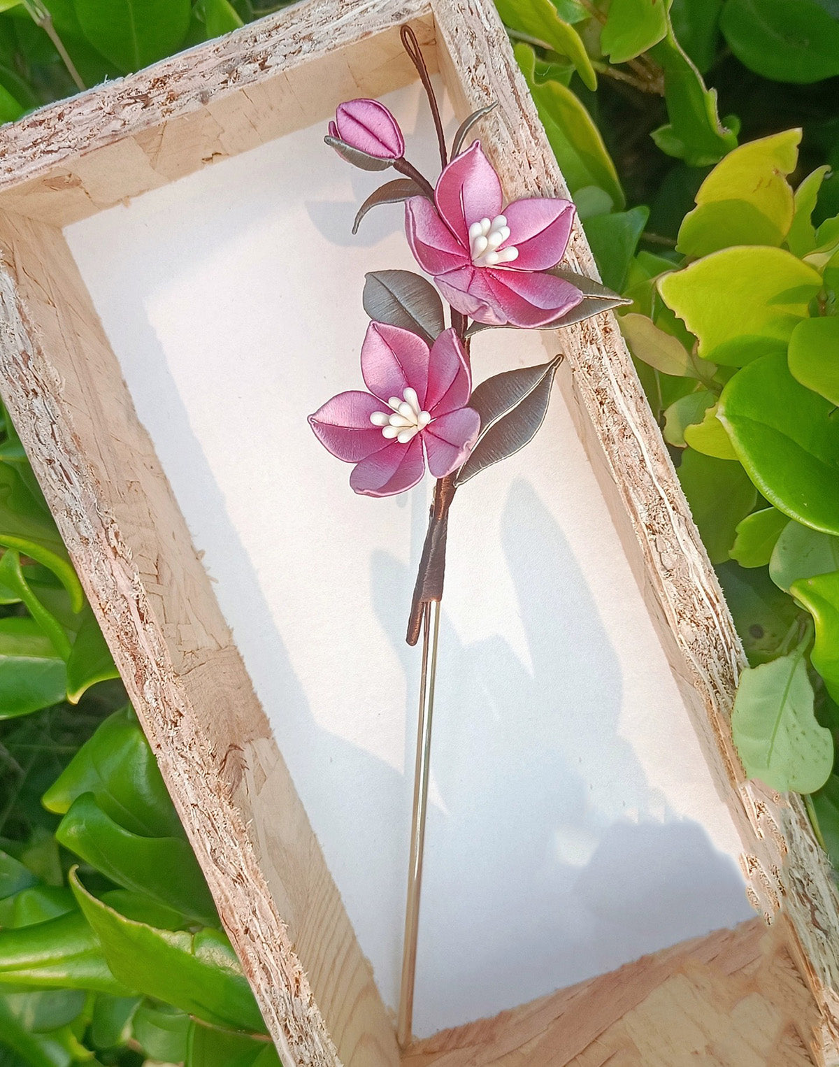 Peach Blossom Bespoke Hairpin - Silk Hairpin(Chanhua)