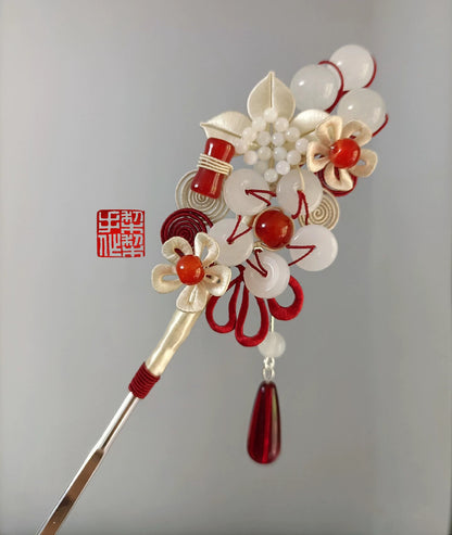 Duobao Bespoke Hairpin - Silk Hairpin(Chanhua)