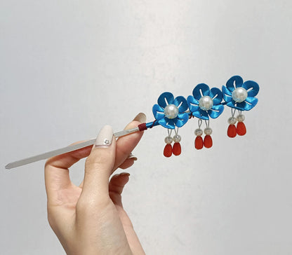 Diancui Bespoke Hairpin - Silk Hairpin(Chanhua)