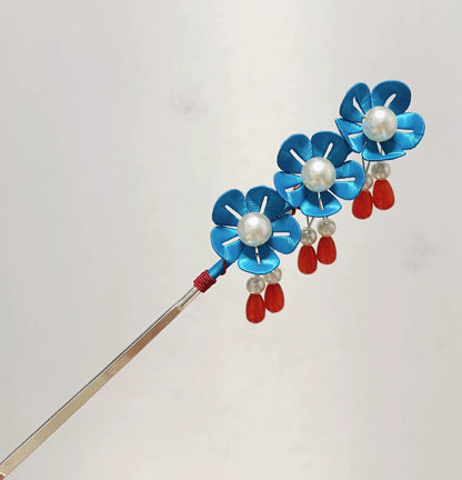 Diancui Bespoke Hairpin - Silk Hairpin(Chanhua)