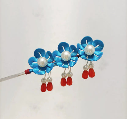 Diancui Bespoke Hairpin - Silk Hairpin(Chanhua)