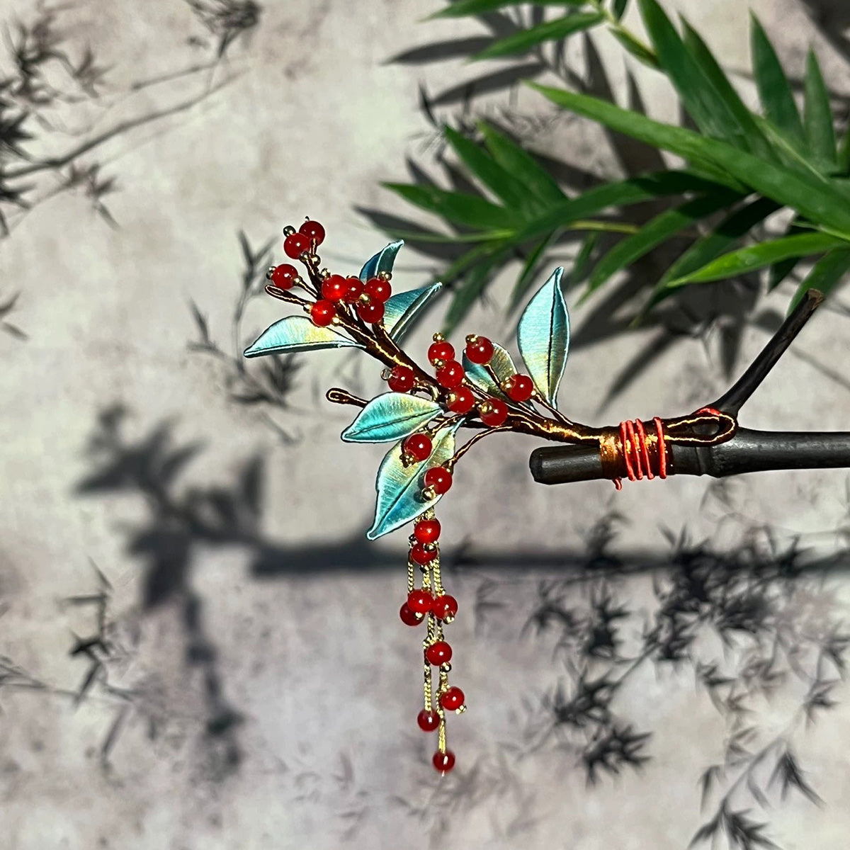 Huoci Handmade Hairpin - Silk Hairpin(Chanhua)