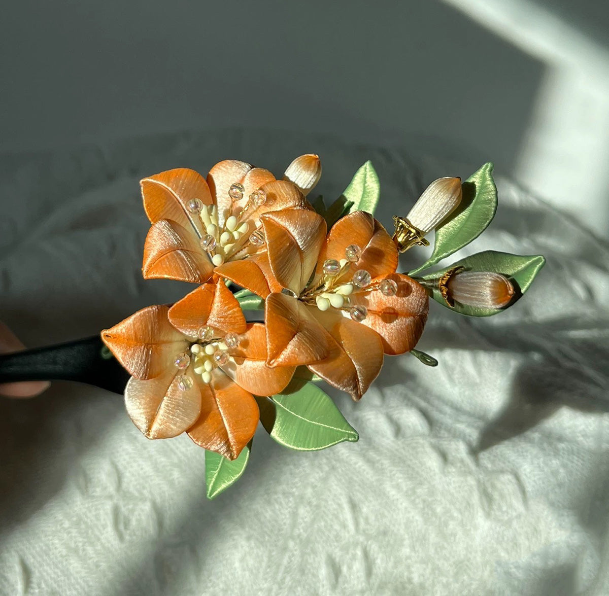 Lingxiao Bespoke Hairpin - Silk Hairpin(Chanhua)