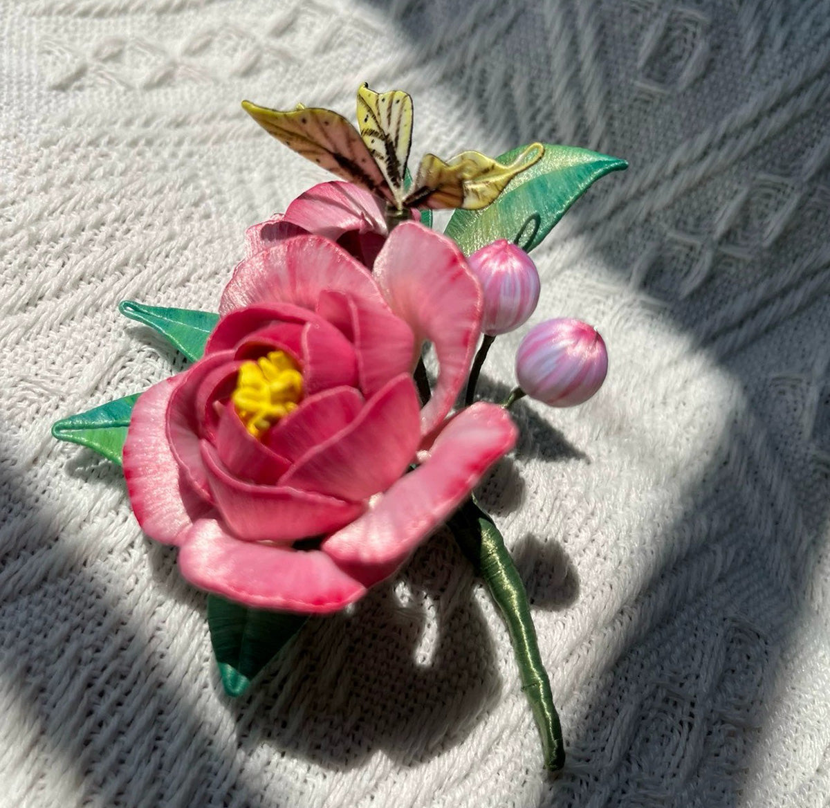 Flower Bespoke Hairpin - Silk Hairpin(Chanhua)