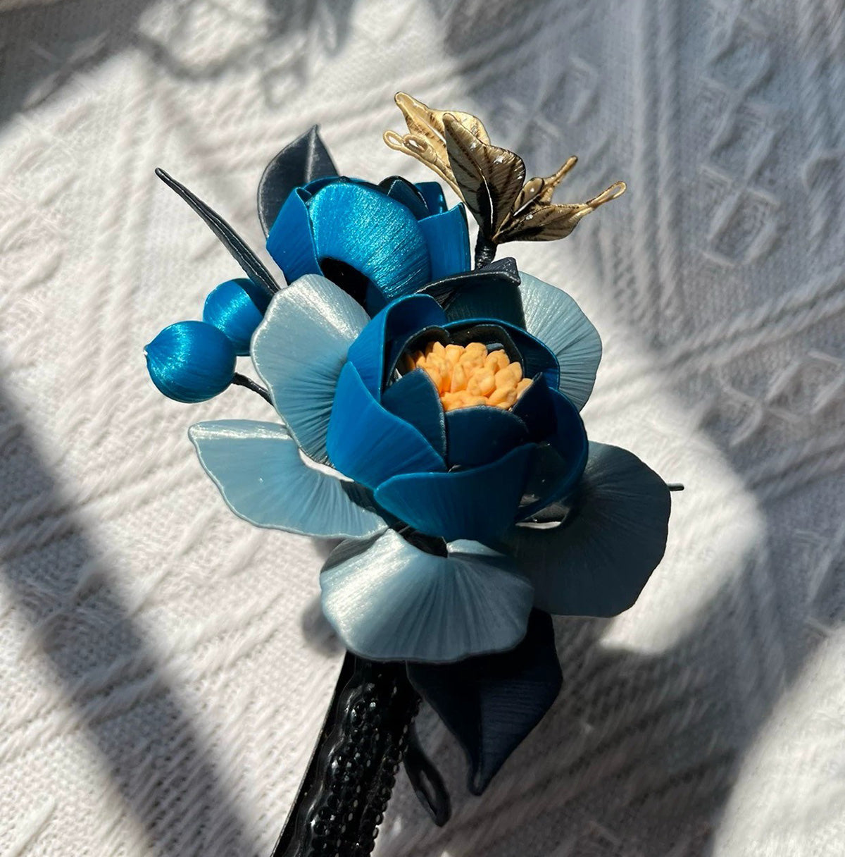 Flower Bespoke Hairpin - Silk Hairpin(Chanhua)