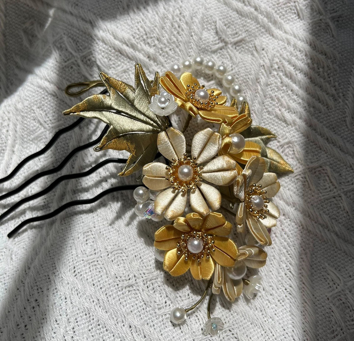 Daisy Bespoke Hairpin - Silk Hairpin(Chanhua)