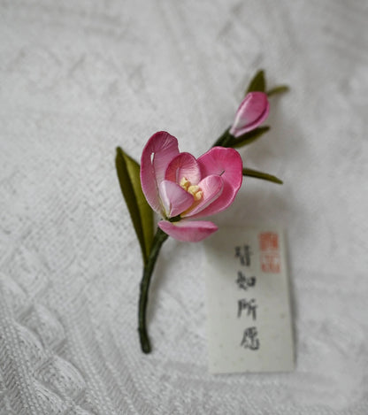 Canglan Handmade Hairpin - Silk Hairpin(Chanhua)