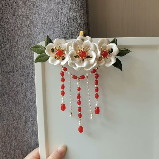 Flower Bespoke Hairpin - Silk Hairpin(Chanhua)