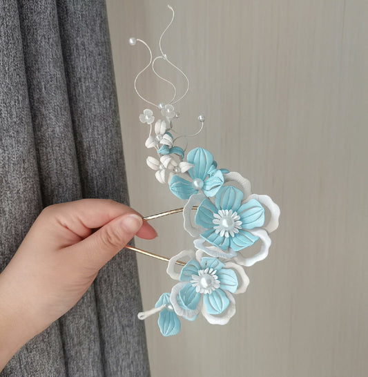 Flower Bespoke Hairpin - Silk Hairpin(Chanhua)