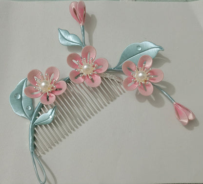 Flower Bespoke Haircomb - Silk Haircomb(Chanhua)