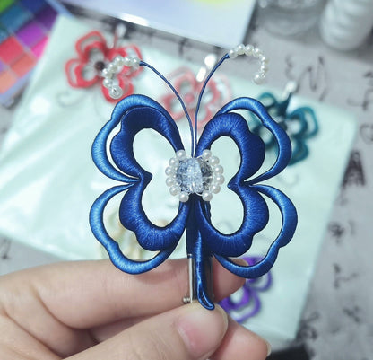 Butterfly Handmade Hairclip - Silk Hairclip(Chanhua)