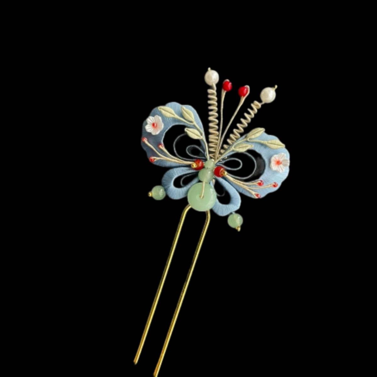 Butterfly Bespoke Hairpin - Silk Hairpin(Chanhua)