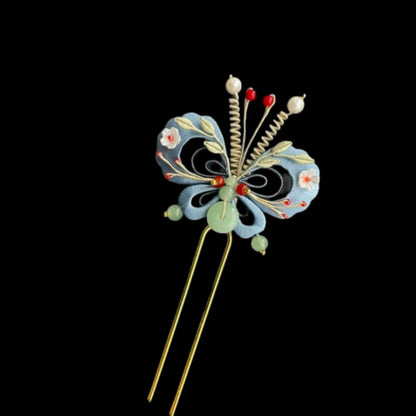 Butterfly Bespoke Hairpin - Silk Hairpin(Chanhua)